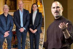 Tim Cook, Prince William, Kate Middleton, Steve Jobs