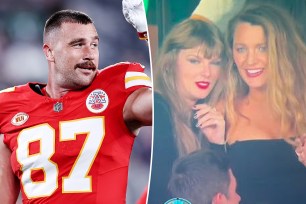 Travis Kelce, split with Taylor Swift and Blake Lively